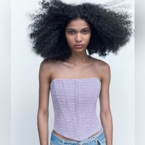 NWT Zara Corset Top